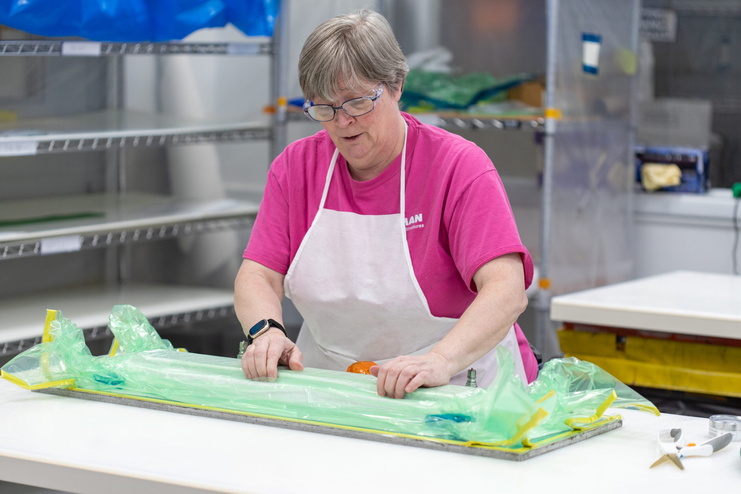 Vermont Composites - woman working