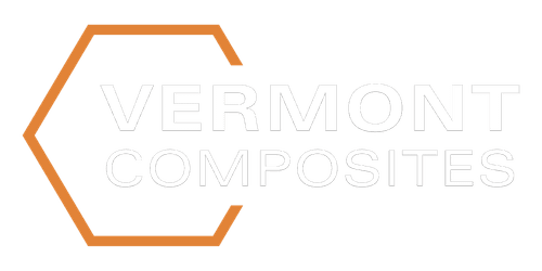 Vermont Composites logo white